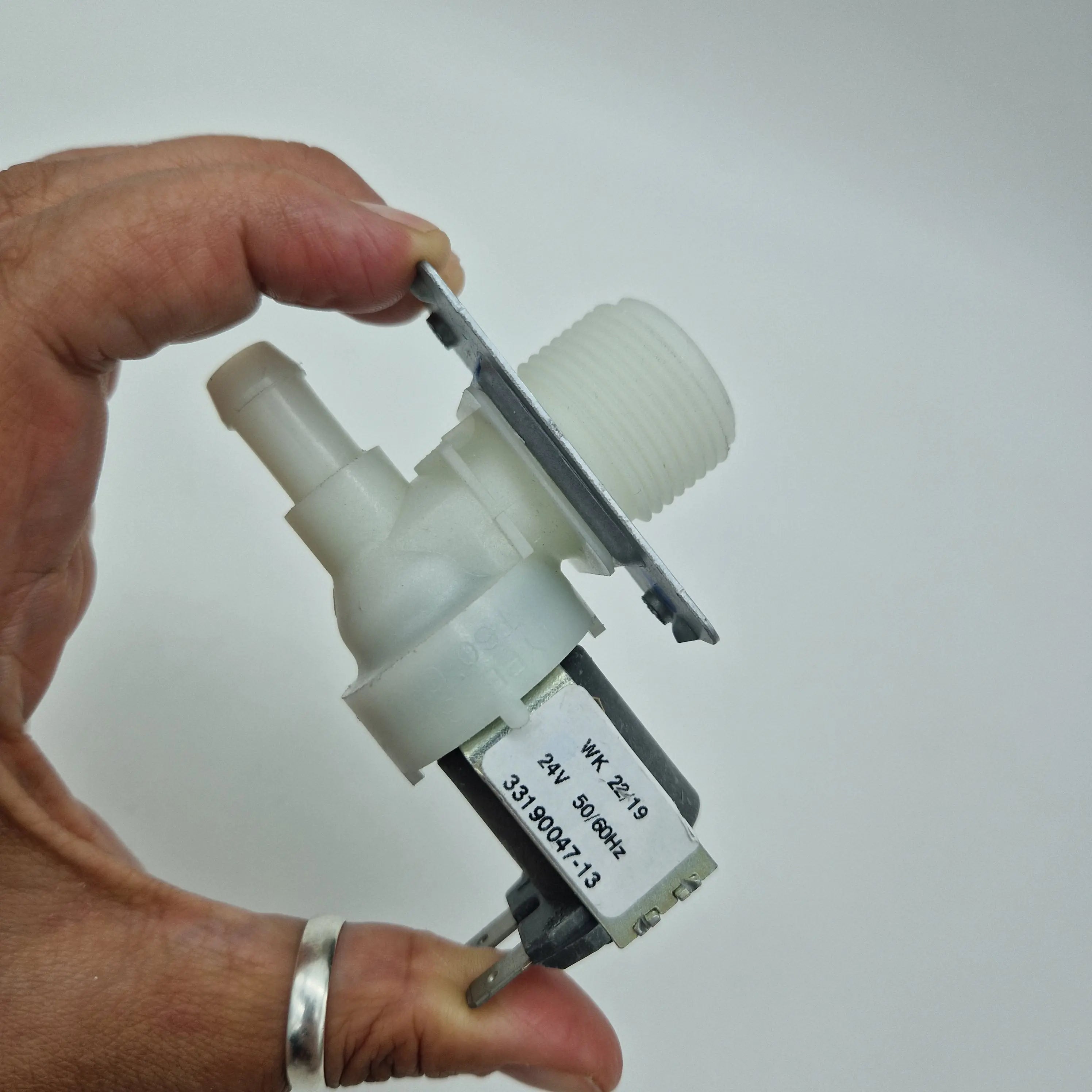 Elettrovalvola acqua RPE-ELBI 1 portagomma ad angolo 3/4M. - Ø 12mm 24V Prima Ennebiservice