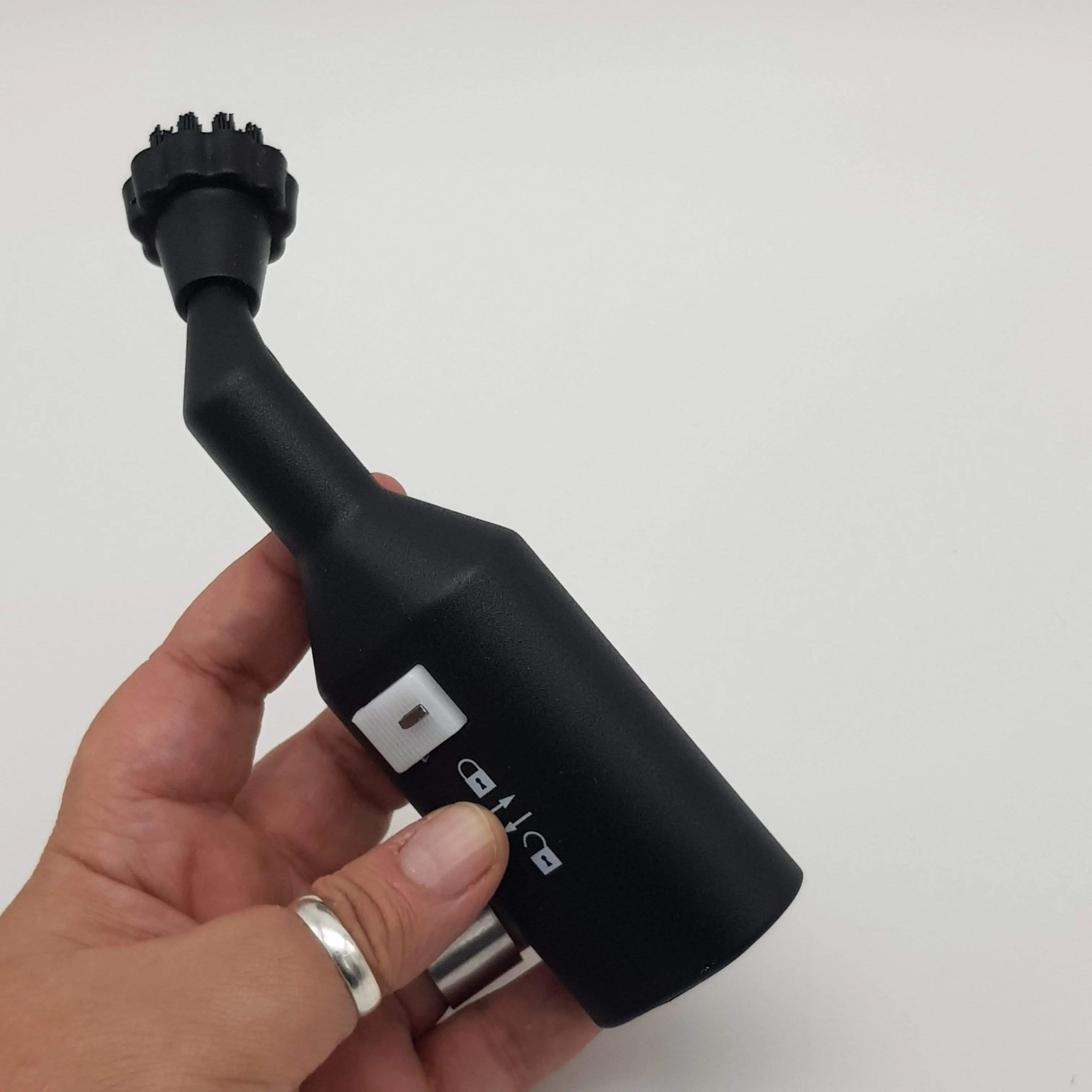 Accessorio 120° serie 2085 con spazzolino tondo nero Vaporetto Polti POLTI