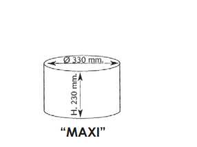 Cartucce "MAXI TCV" filtrante decolorante con protezione metallica + viti Prima Prima