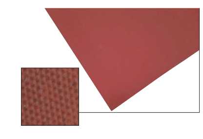 Silicone per termostampa rosso 1000mm x1000mm x10mm Prima Prima