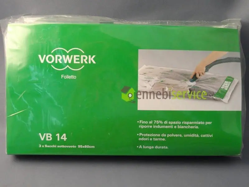 Confezione sacchi sottovuoto 3 pz 95x60cm Vorwerk Folletto VORWERK FOLLETTO