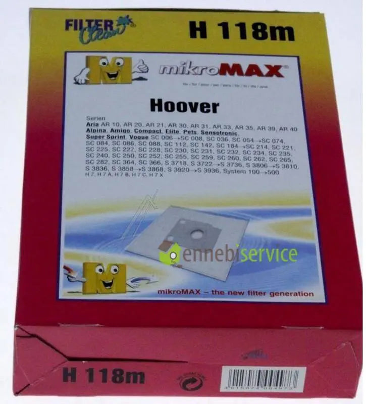 sacchi hoover h7 compatibili HOOVER