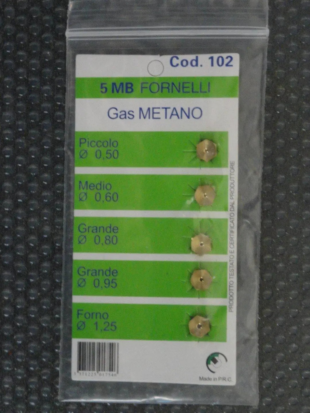 ugelli 5mb metano 5pz MICROMIC